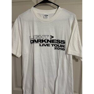 Light Darkness Live Tour 2018 T Shirt Unisex Size Large